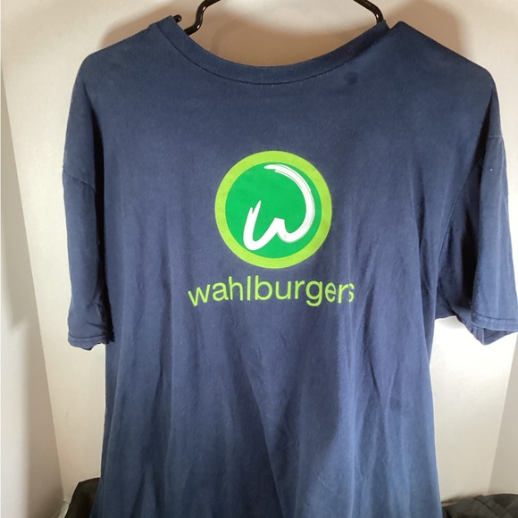 Anvil Other - Wahlburgers Official T-shirt Size Extra Large Color Blue/green